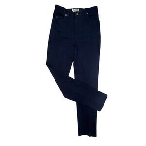 Vintage St. John Signature Jeans Navy High Rise Straight Leg Gold Size 8